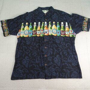 Koko Island Black Hawaiian Beer Shirt X-Large